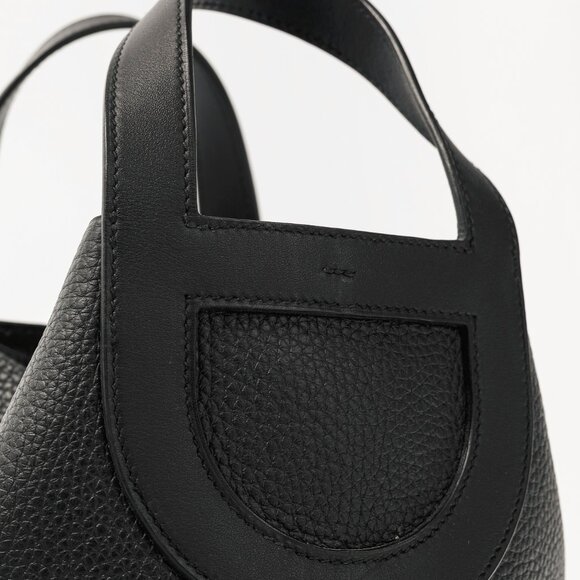 Hermes In-the-Loop 18 Noir Taurillon Clemence & Swift Calfskin Tote - Picture 8 of 13